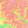 Харьковская область topographic map, elevation, terrain