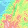 Tenom topographic map, elevation, terrain
