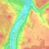 Héricy topographic map, elevation, terrain