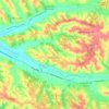 Verlhac-Tescou topographic map, elevation, terrain