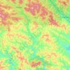 六隆镇 topographic map, elevation, terrain