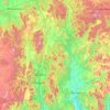 Rayagada topographic map, elevation, terrain