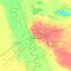 Pavlodar topographic map, elevation, terrain