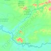 Costa Marques topographic map, elevation, terrain