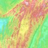 Manipur topographic map, elevation, terrain
