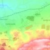 Merafong City Ward 13 topographic map, elevation, terrain