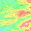 Ariel topographic map, elevation, terrain