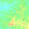Kajuru topographic map, elevation, terrain