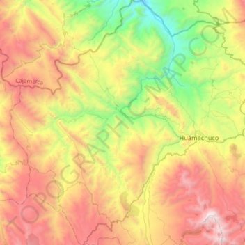 Sanagorán topographic map, elevation, terrain