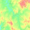 Kangiara topographic map, elevation, terrain