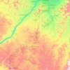 Kasangulu topographic map, elevation, terrain