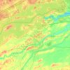 Massena topographic map, elevation, terrain