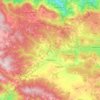 Kremna topographic map, elevation, terrain