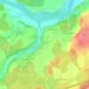 Graben topographic map, elevation, terrain