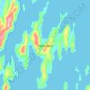 Pulau Bajau topographic map, elevation, terrain