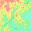 Novo Oriente de Minas topographic map, elevation, terrain