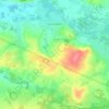 Saint-Genou topographic map, elevation, terrain