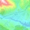 Lavasan topographic map, elevation, terrain