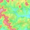 Bourbonne-les-Bains topographic map, elevation, terrain
