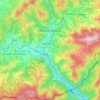 Brumov-Bylnice topographic map, elevation, terrain