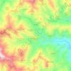 Antillo topographic map, elevation, terrain