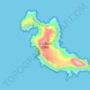 Santa Clara Island topographic map, elevation, terrain