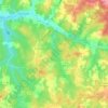 La Jemaye-Ponteyraud topographic map, elevation, terrain