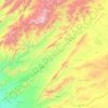 Zabul topographic map, elevation, terrain