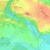 Zámek Zahrádky topographic map, elevation, terrain