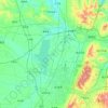 潞州区 topographic map, elevation, terrain