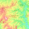 Aparecida de Goiânia topographic map, elevation, terrain