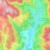 Saint-Romain topographic map, elevation, terrain