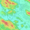 Otočac topographic map, elevation, terrain