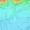 Kamimine topographic map, elevation, terrain