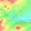 Kotenčice topographic map, elevation, terrain