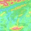 Pirapora do Bom Jesus topographic map, elevation, terrain