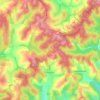 Szemere topographic map, elevation, terrain
