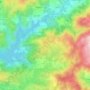 Venda Nova e Pondras topographic map, elevation, terrain