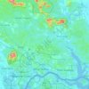 Sungai Johor topographic map, elevation, terrain