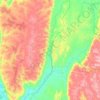 Buenópolis topographic map, elevation, terrain