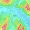 Bagnols-sur-Cèze topographic map, elevation, terrain