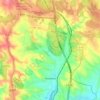Fontanes topographic map, elevation, terrain