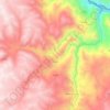 Laria topographic map, elevation, terrain
