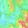 Alfena topographic map, elevation, terrain