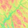 Tolga topographic map, elevation, terrain