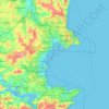 Torbay topographic map, elevation, terrain