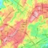 鸳鸯街道 topographic map, elevation, terrain