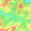 Sercœur topographic map, elevation, terrain