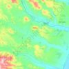 Pisticci topographic map, elevation, terrain