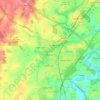 Kenilworth topographic map, elevation, terrain